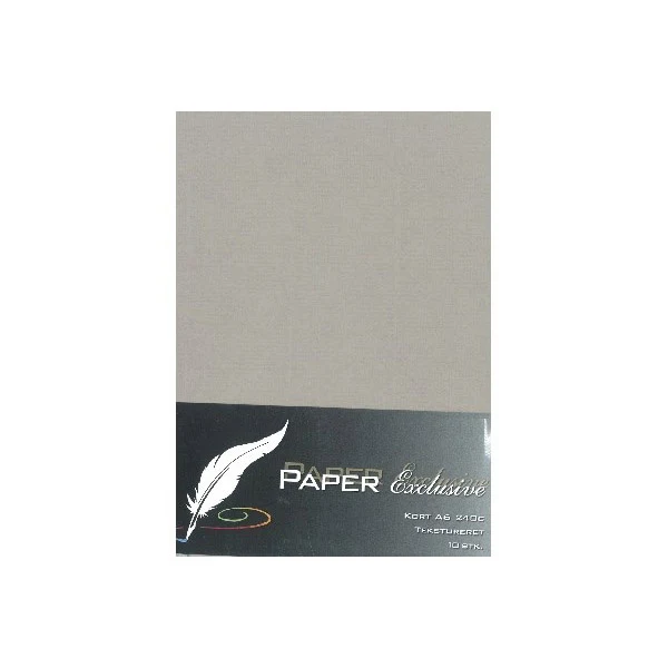 Paper Exclusive Dobbelt Kort A6, 240 g, Tekstureret, 10 stk